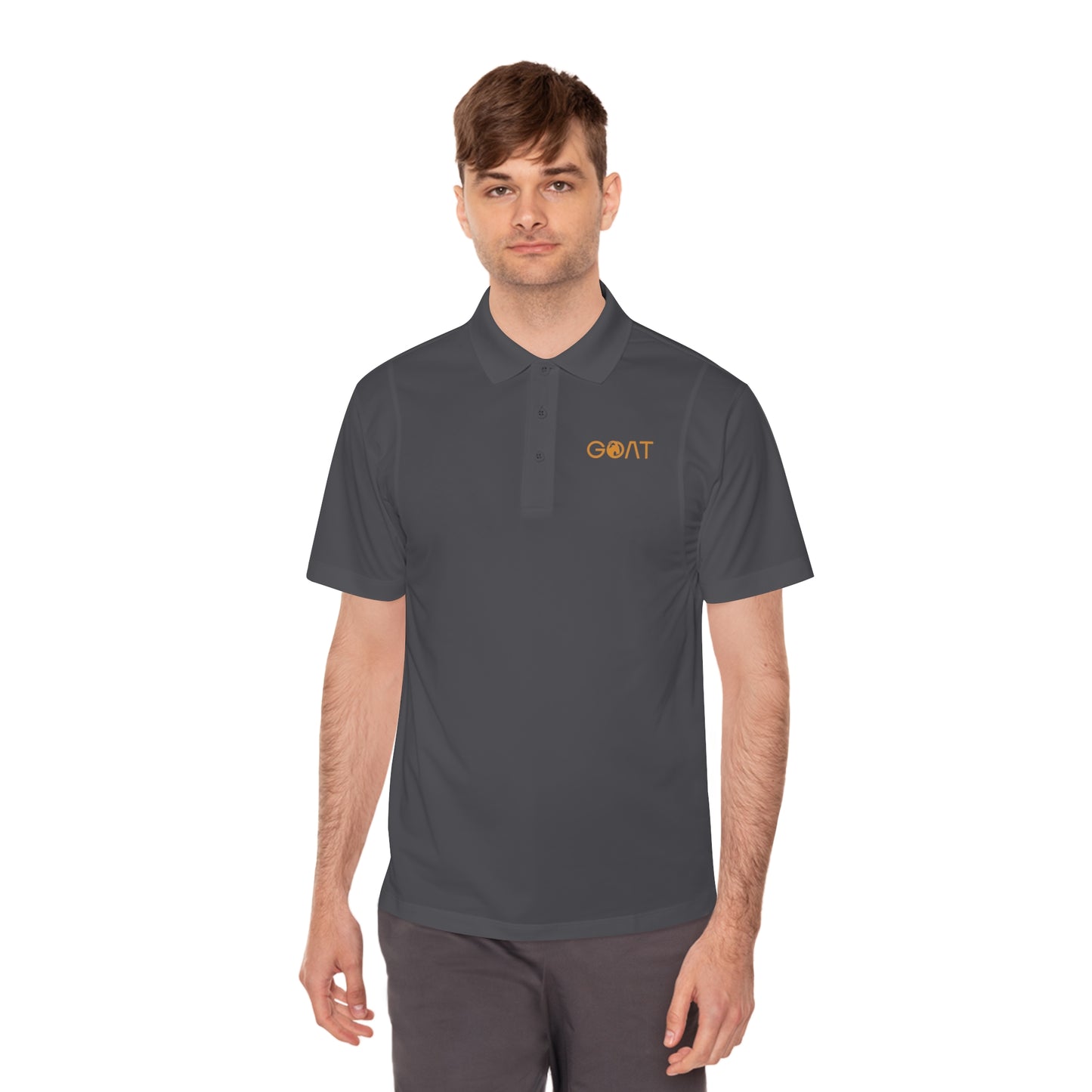 Men's G.O.A.T. Sports Polo Shirt - BeeMify - Performance Activewear for Athletes