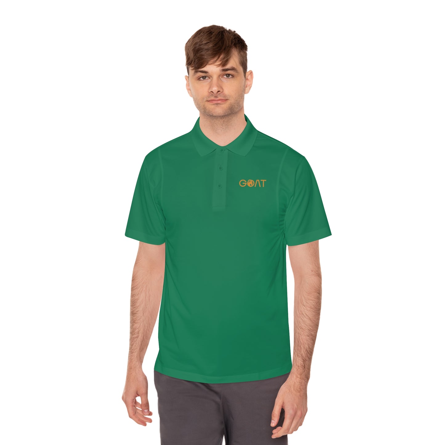 Men's G.O.A.T. Sports Polo Shirt - BeeMify - Performance Activewear for Athletes