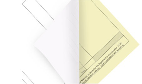 Carbonless Forms - 4.25in x 5.5in - White / Yellow - 2500 Count