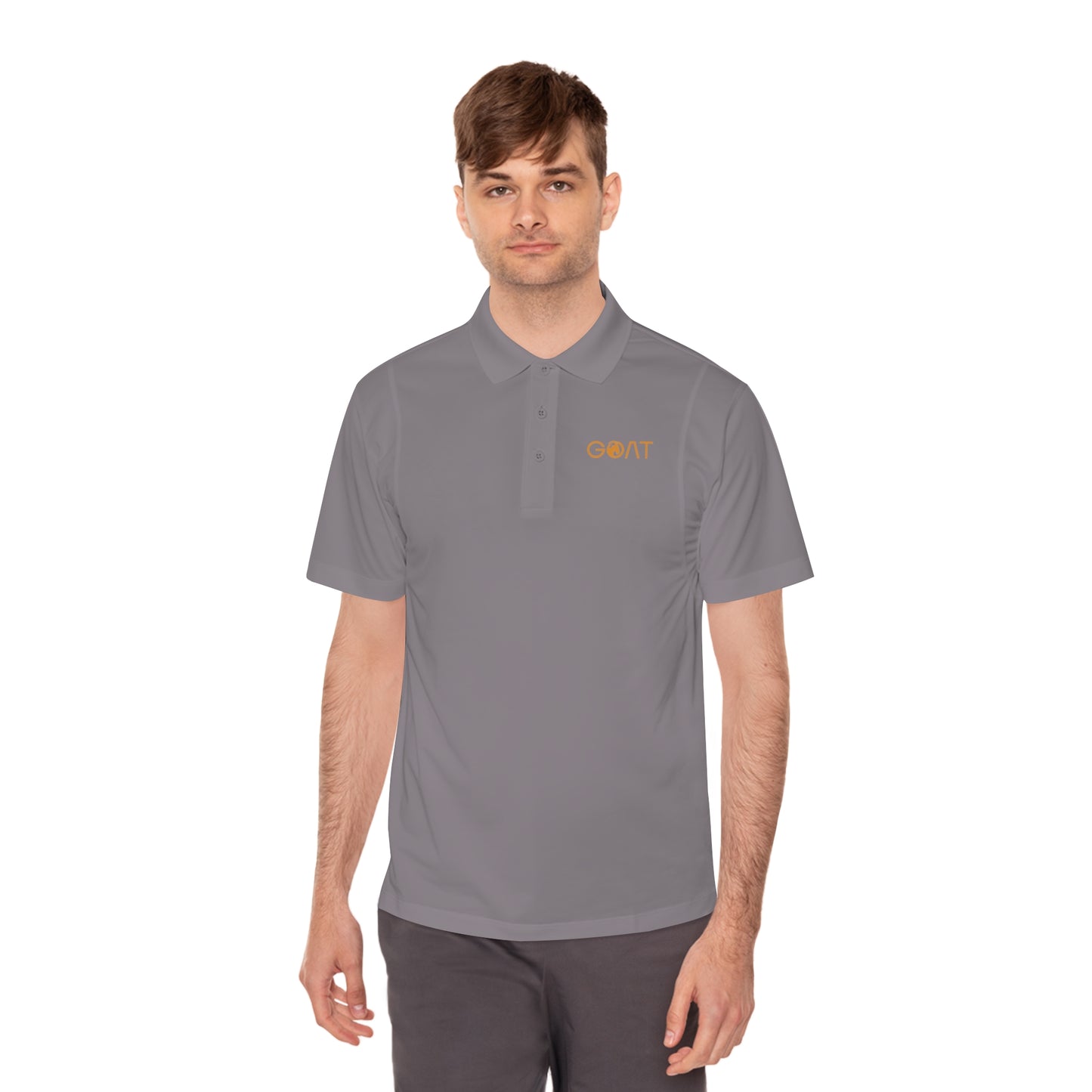 Men's G.O.A.T. Sports Polo Shirt - BeeMify - Performance Activewear for Athletes