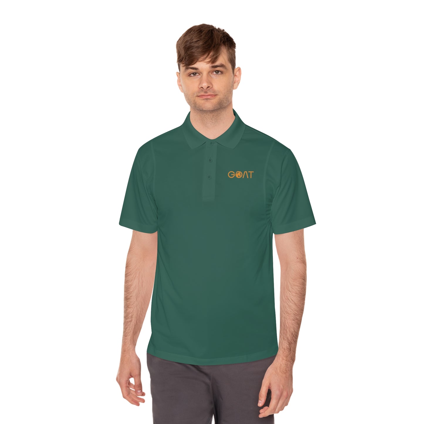 Men's G.O.A.T. Sports Polo Shirt - BeeMify - Performance Activewear for Athletes