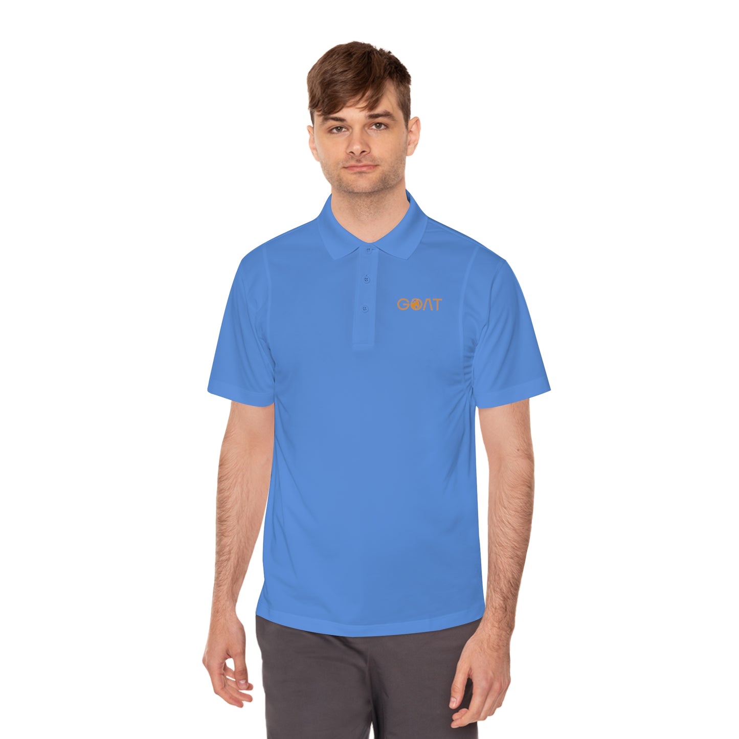Men's G.O.A.T. Sports Polo Shirt - BeeMify - Performance Activewear for Athletes