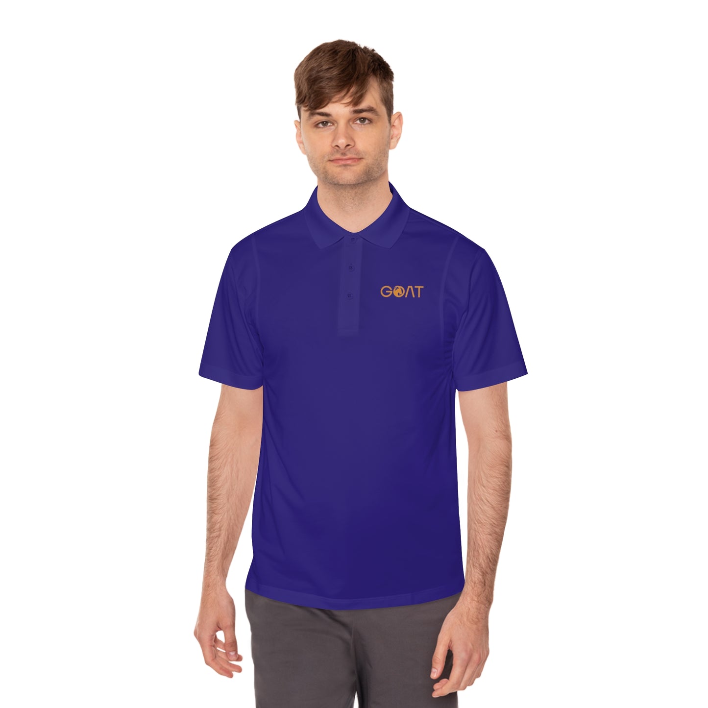 Men's G.O.A.T. Sports Polo Shirt - BeeMify - Performance Activewear for Athletes