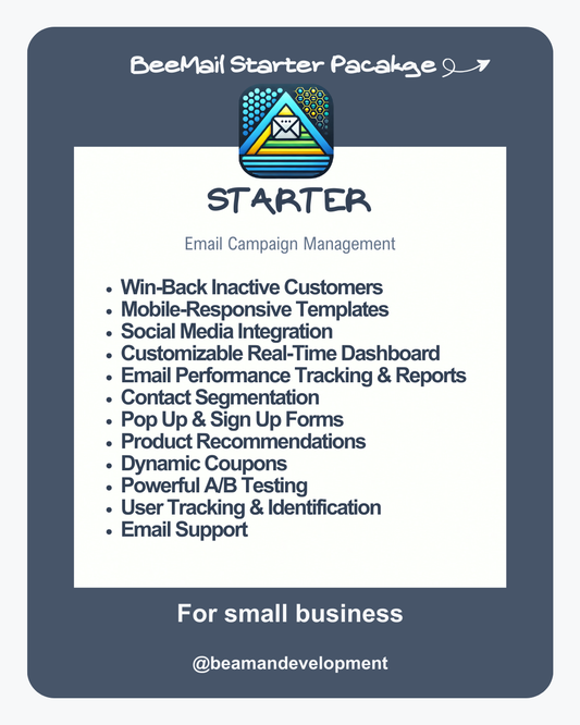 BeeMail Starter - Email And SMS