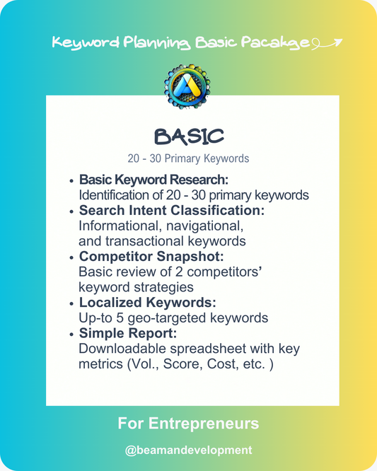 BeeAds - Keyword Planning