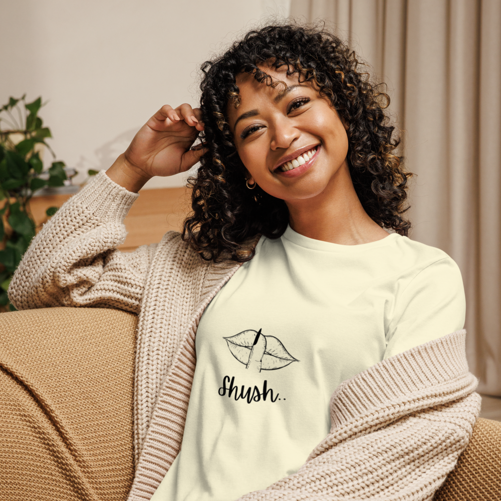 Shush - BeeMify - Women's Relaxed T-Shirt