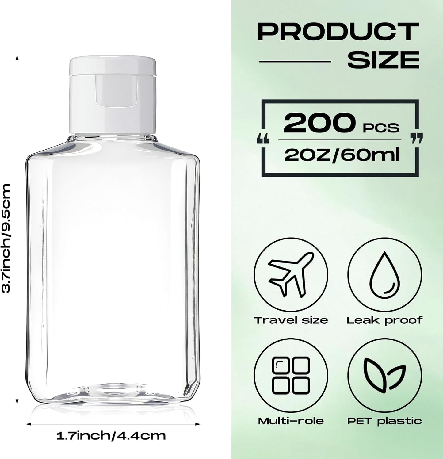 Custom Label Hand Sanitizer Bottle - 2oz. - 200 Count
