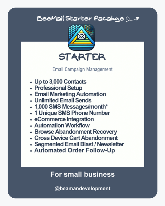 BeeMail Starter - Email And SMS