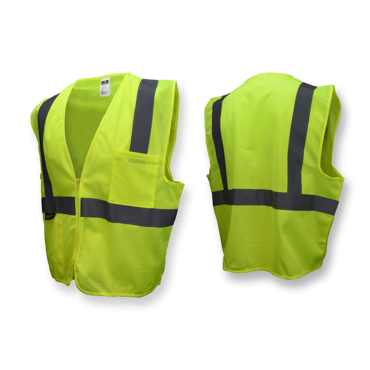Radians SV2Z Type R Class 2 Economy Mesh Safety Vest w/ Zipper