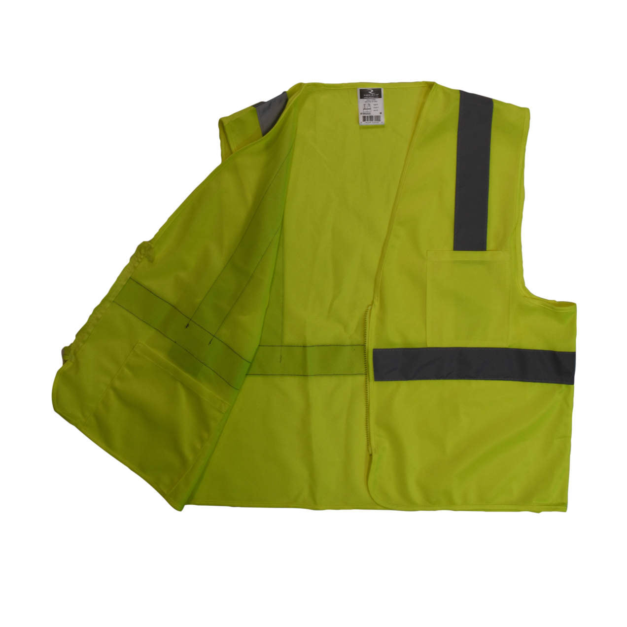 Radians SV2Z Type R Class 2 Economy Solid Safety Vest w/ Zipper