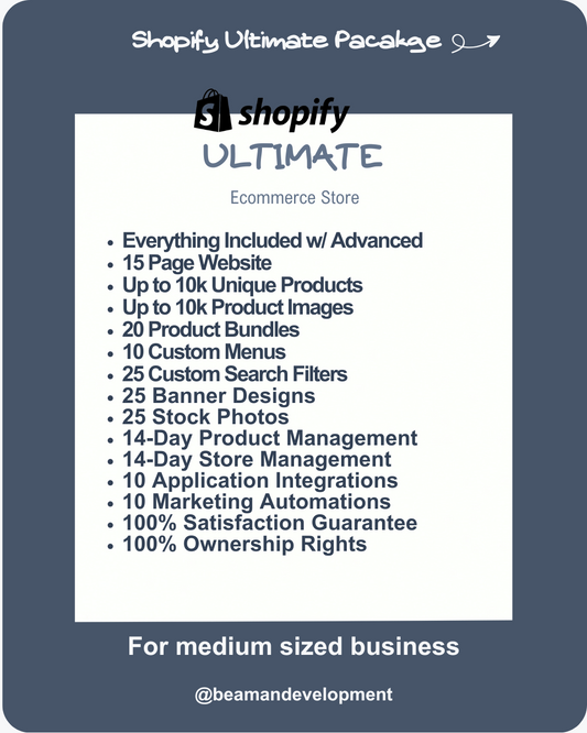 Shopify Store - Ultimate