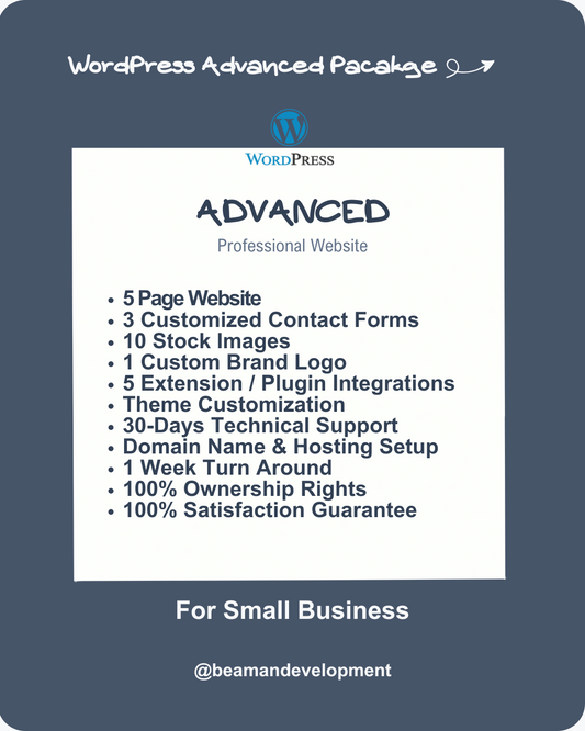 Wordpress Website - Advanced