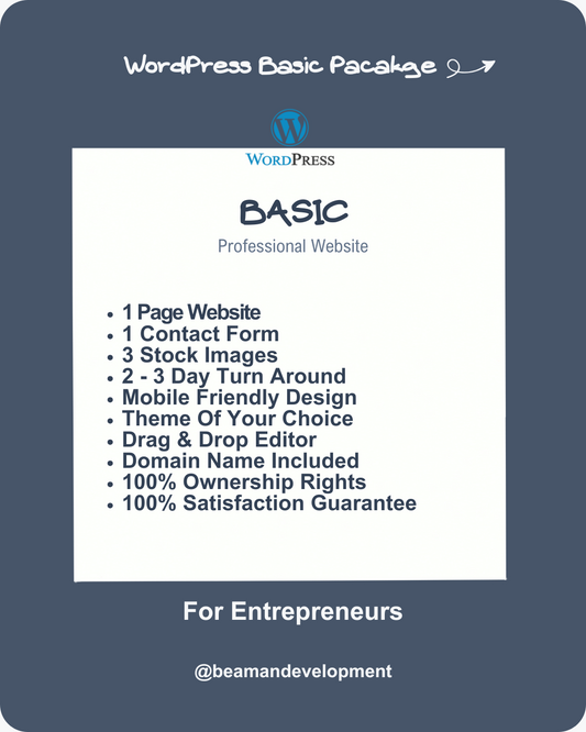 Wordpress Website - Basic