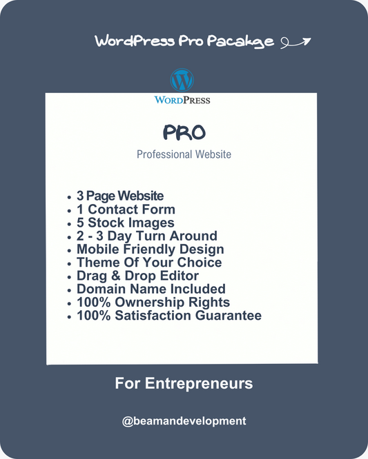 Wordpress Website - Pro