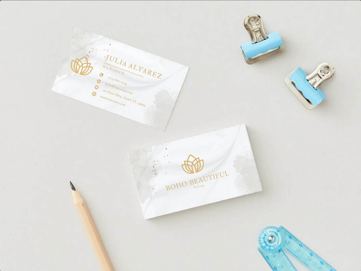 Professional Business Cards - 3.5in x 2in Landscape - 100 Count