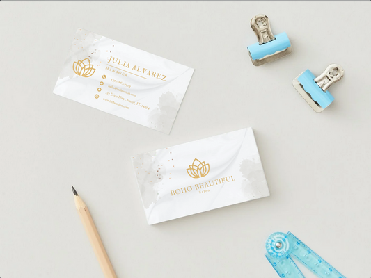 Professional Business Cards - 3.5in x 2in Landscape - 100 Count
